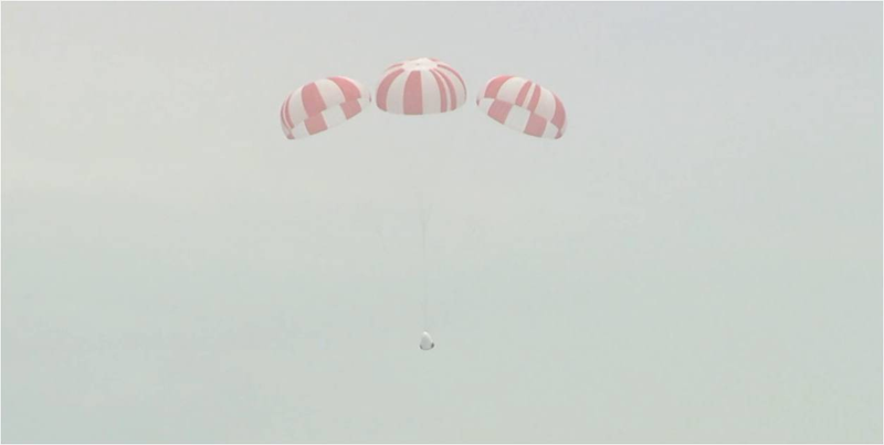Illustration for article titled SpaceX realiza con éxito el primer vuelo de prueba de la nueva Dragon